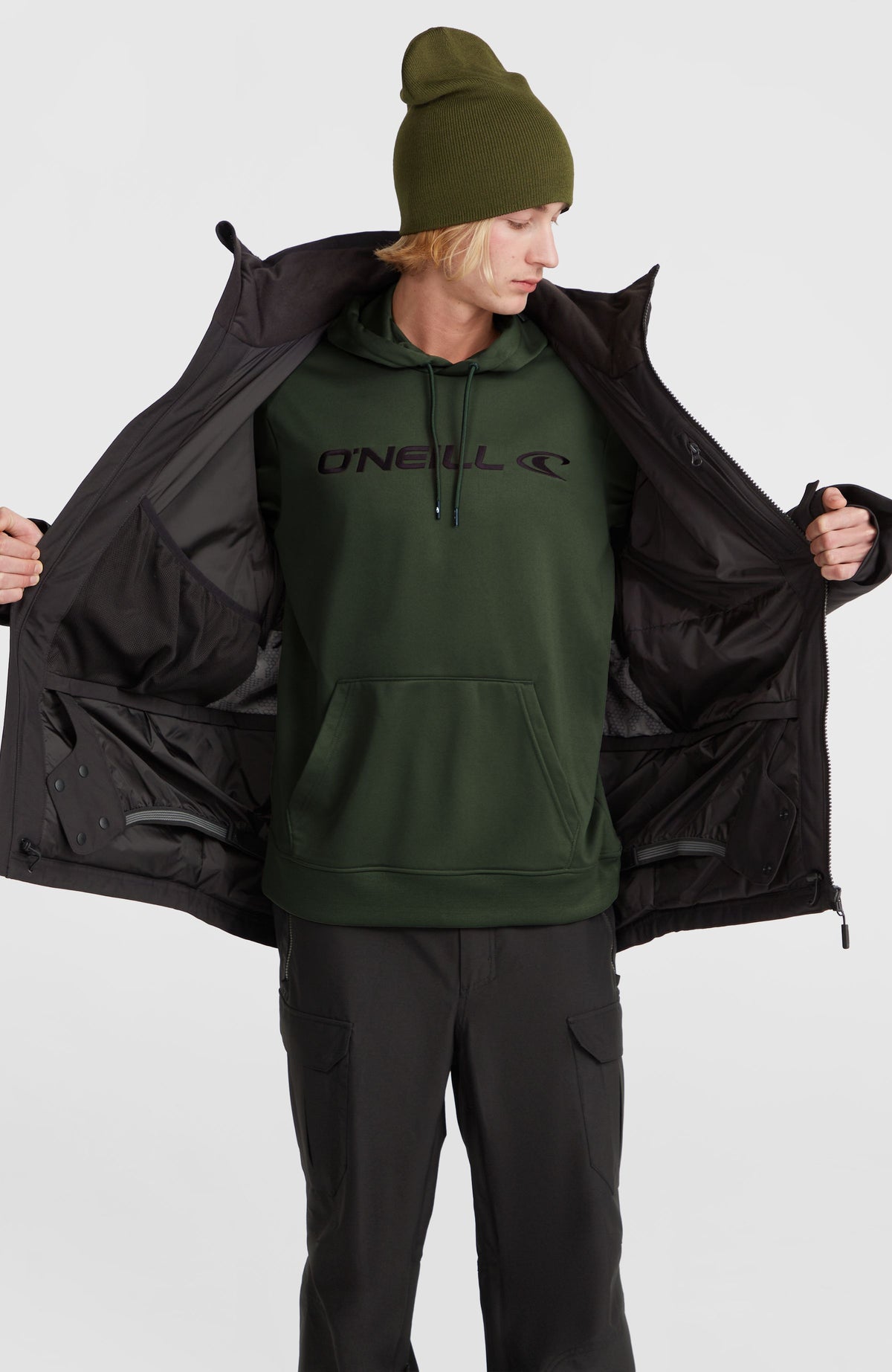 Utility Hybrid wintersportjas | Black Out