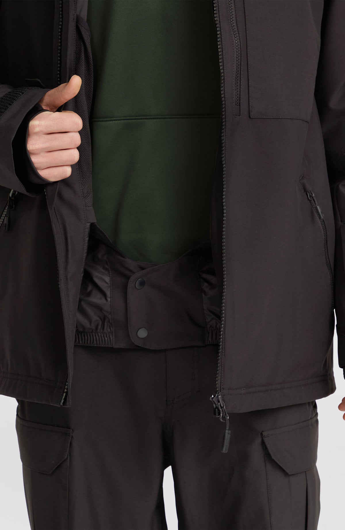 Utility Hybrid wintersportjas | Black Out