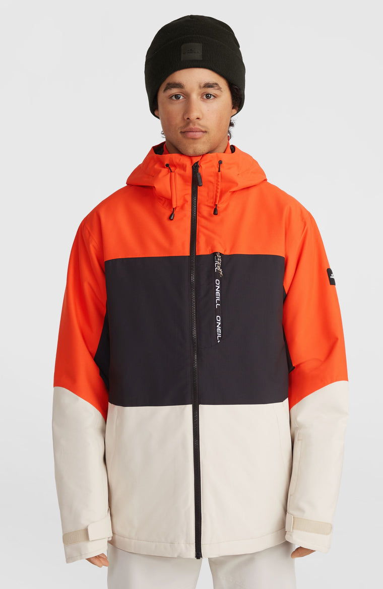 Carbonite wintersportjas | Paprika Flame Colour Block Carbonite wintersportjas | Paprika Flame Colour Block