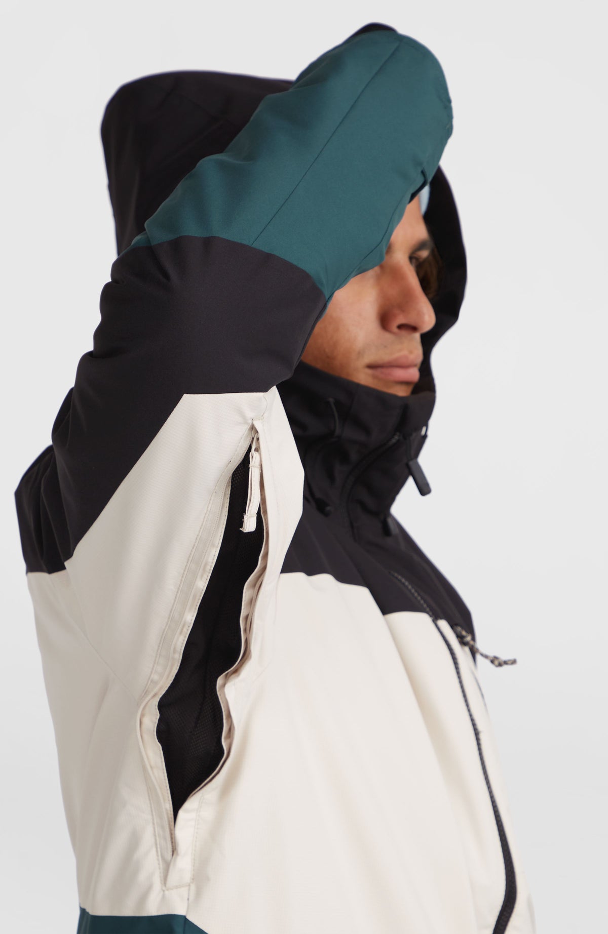 Carbonite wintersportjas | Alma Steel Colour Block
