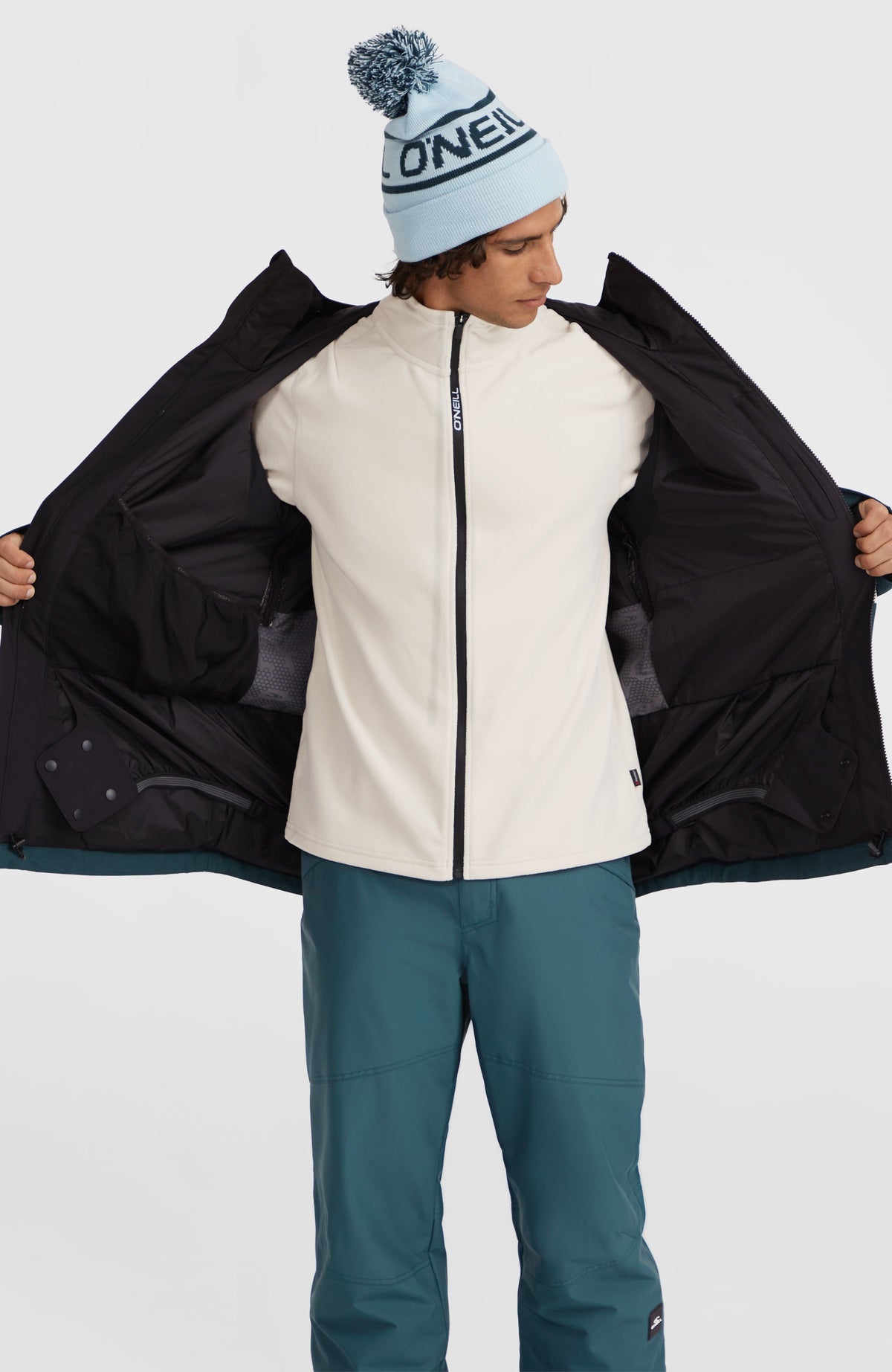 Carbonite wintersportjas | Alma Steel Colour Block