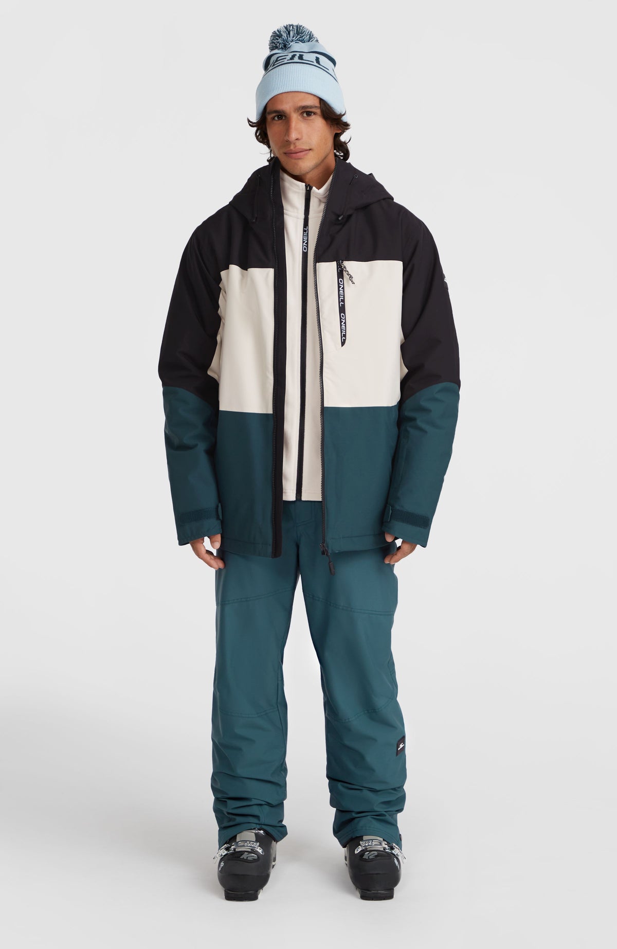 Carbonite wintersportjas | Alma Steel Colour Block