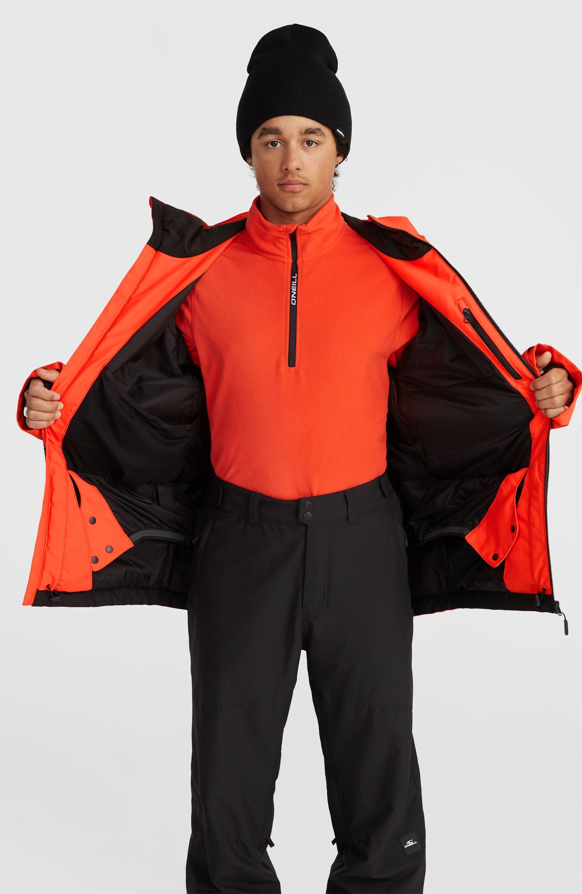Hammer Block wintersportjas | Paprika Flame Colour Block