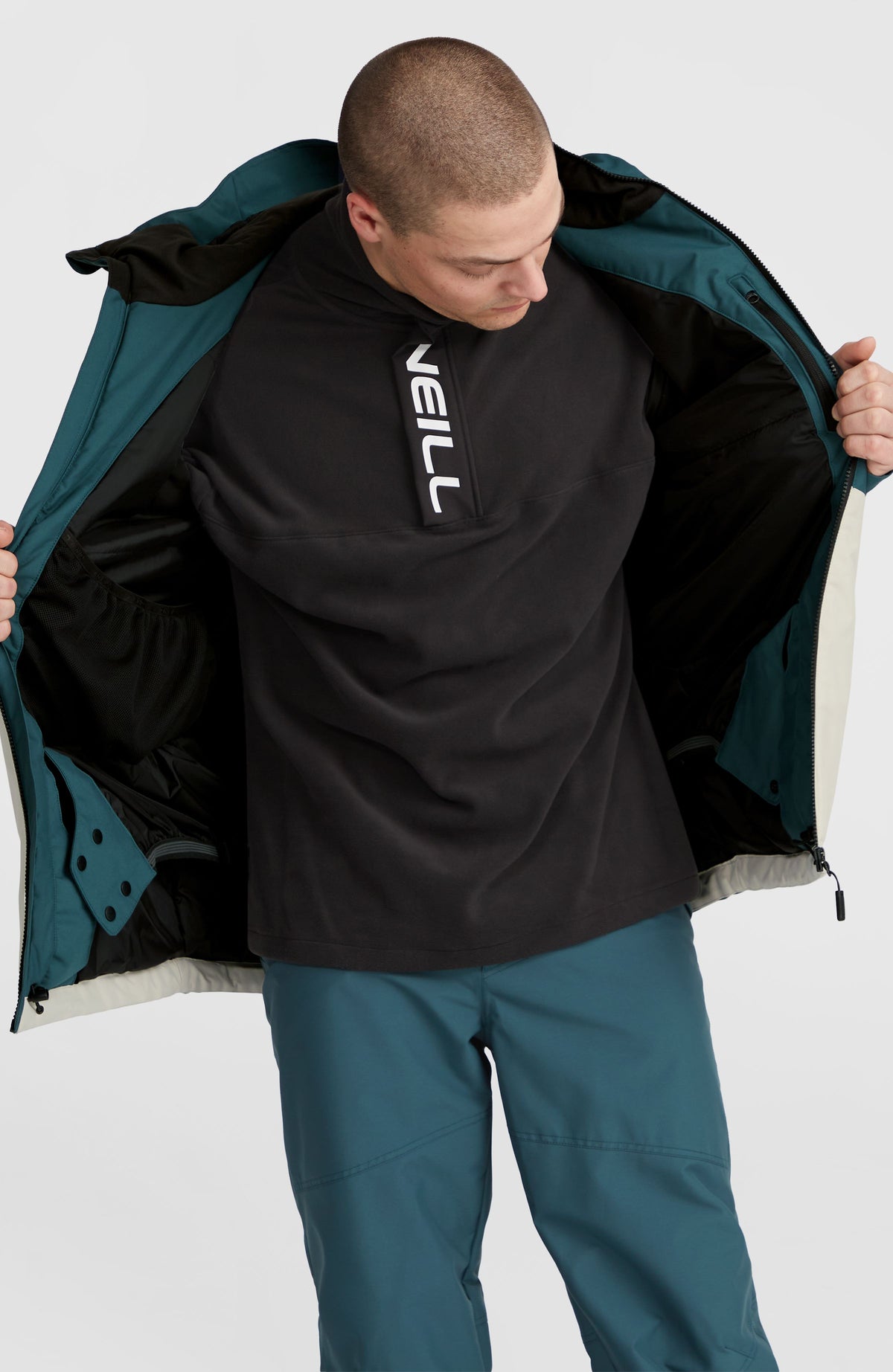 Hammer Block wintersportjas | Alma Steel Colour Block