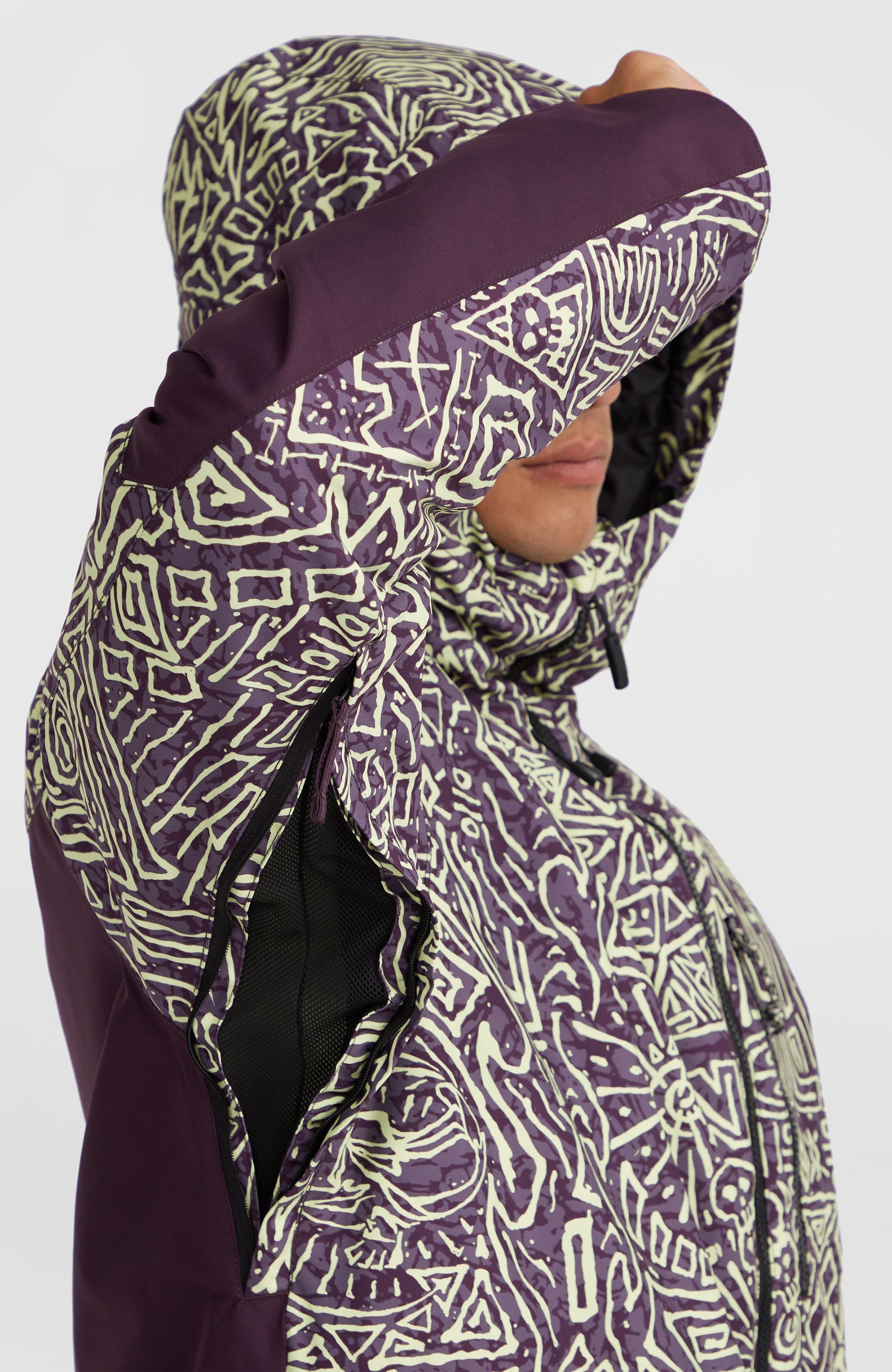 O'Riginals Block wintersportjas | Dark Purple Sketcheritage – O'Neill