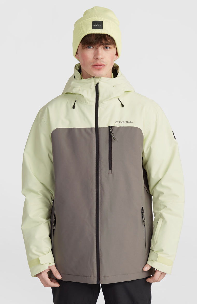 Hammer Plus wintersportjas | Flint Stone Colour Block Hammer Plus wintersportjas | Flint Stone Colour Block