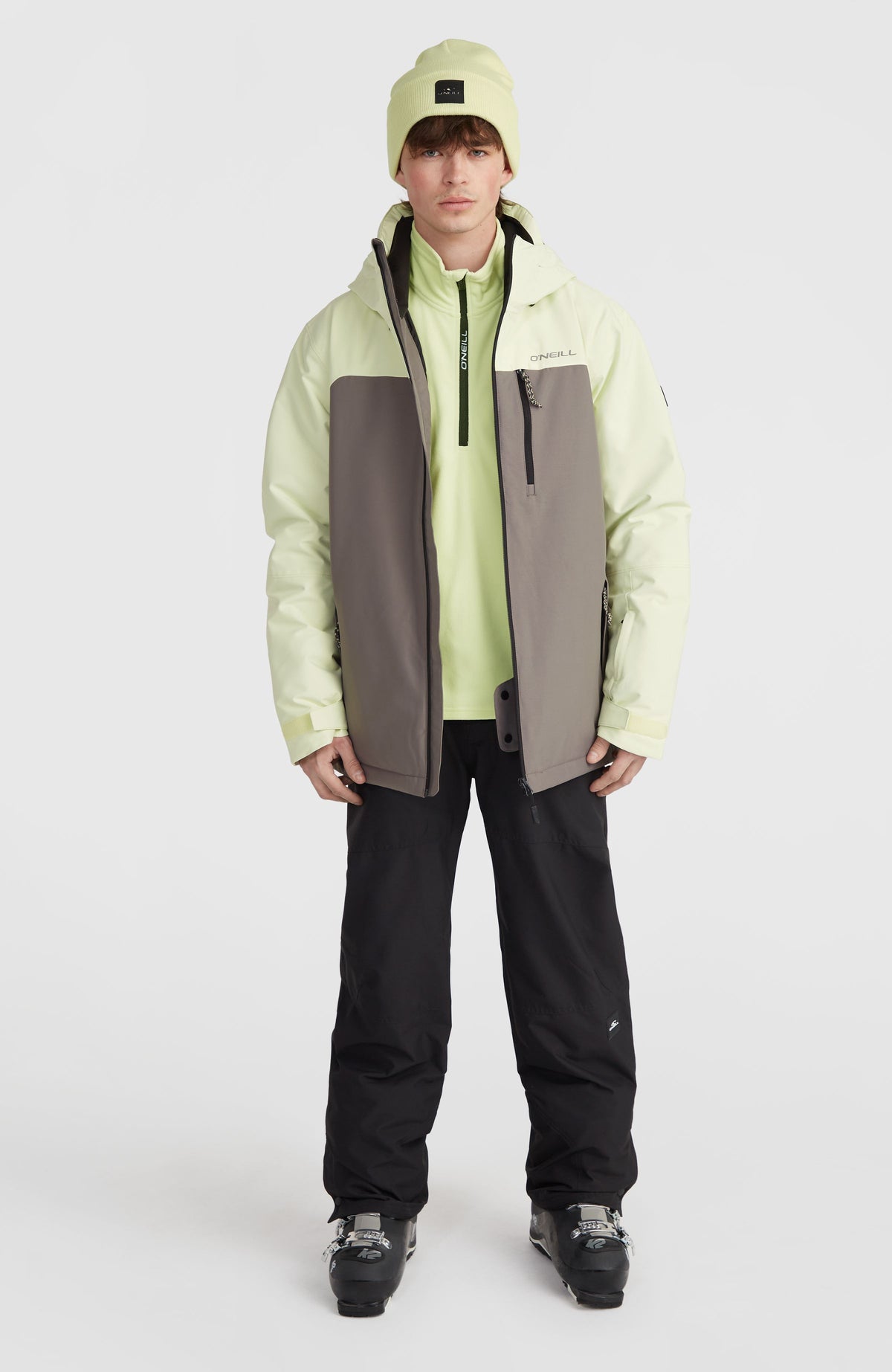 Hammer Plus wintersportjas | Flint Stone Colour Block