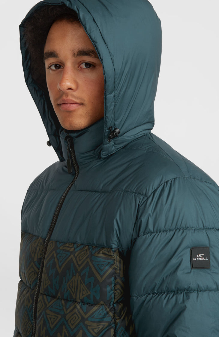 O'Riginals pufferjas | Black Retro Ikat