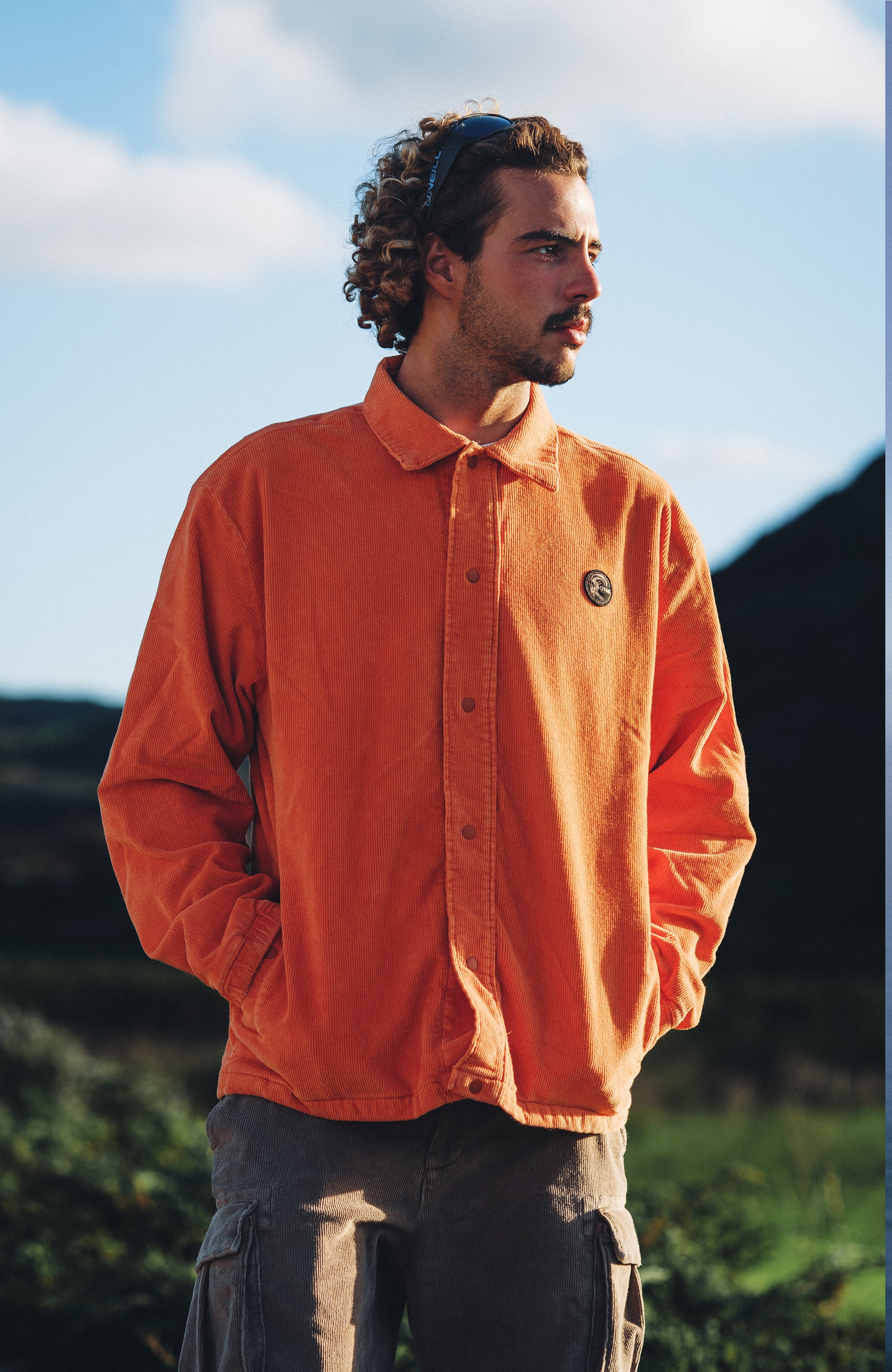 a*様 Misha＆puff SMOCK COAT CINNAMON PATCH Cord Coach jas | Cinnamon Stick – O'Neill