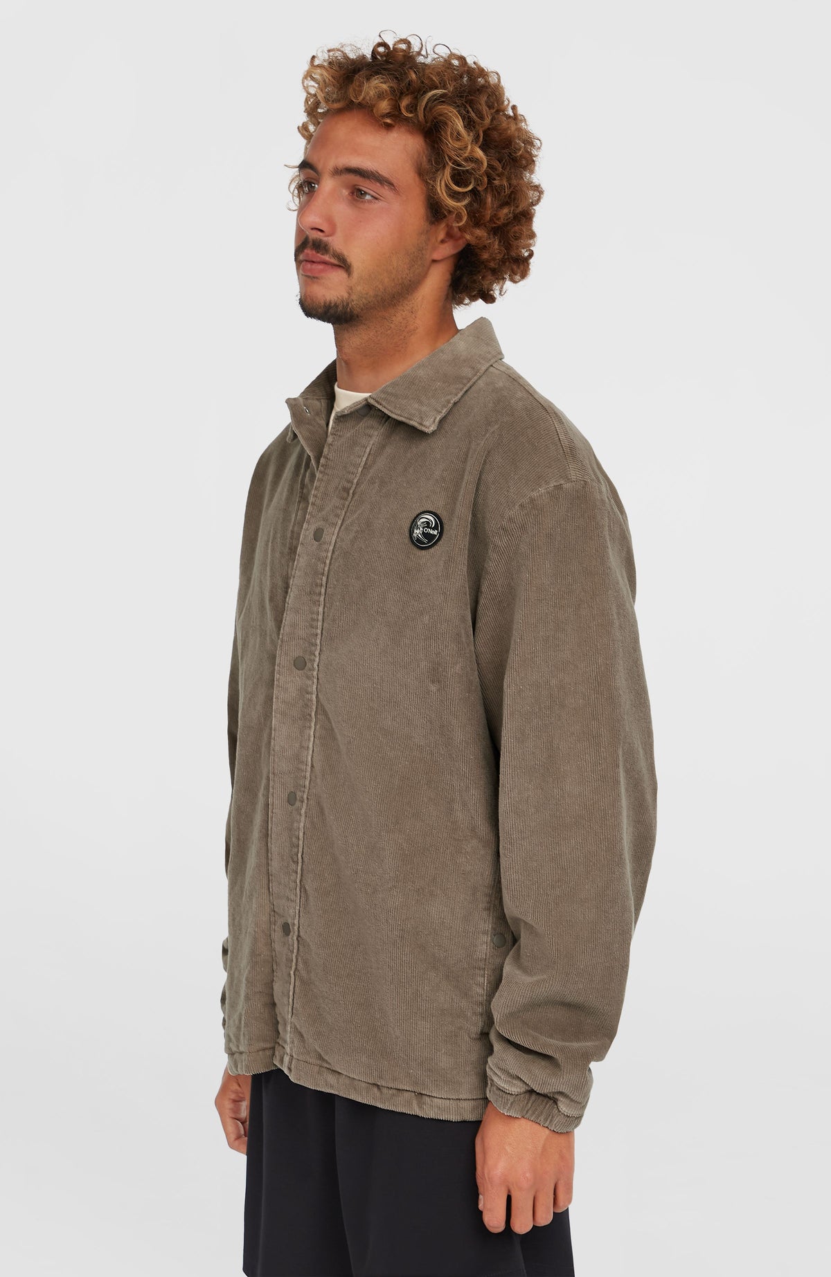 Cord Coach jas | Pure Cashmere