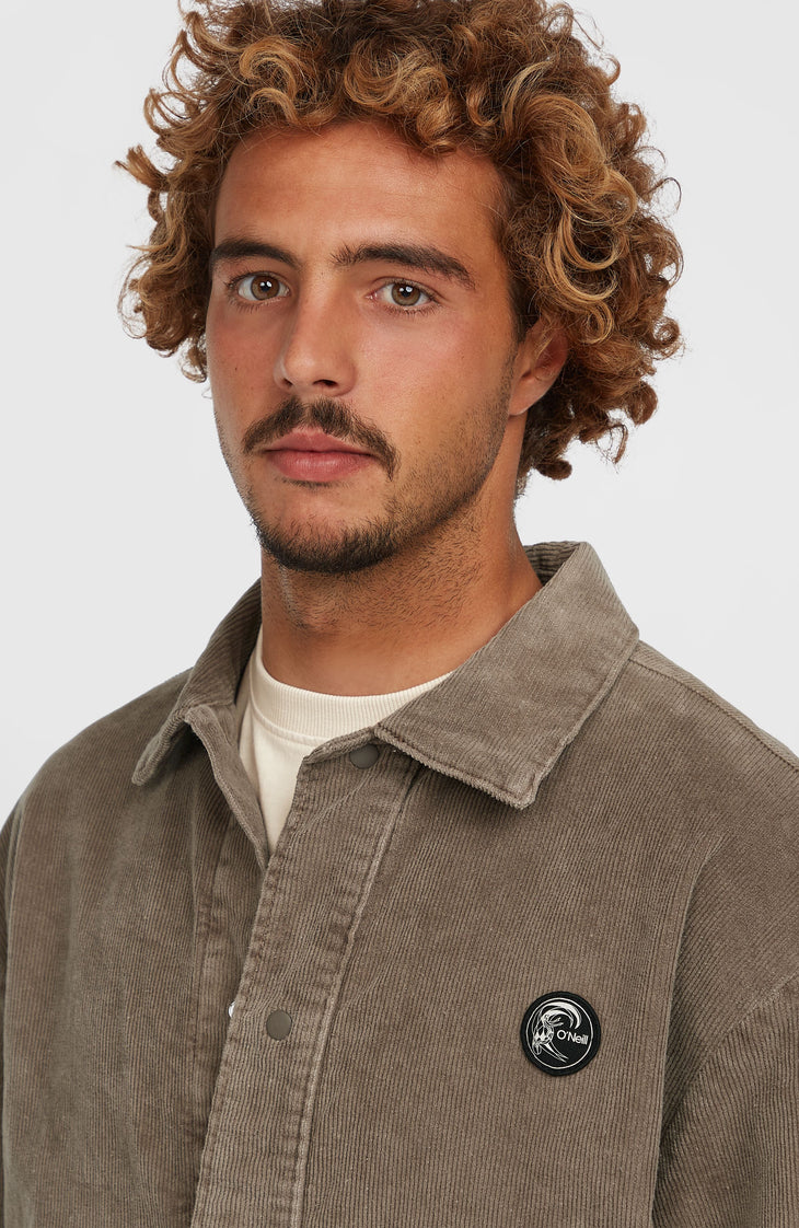 Cord Coach jas | Pure Cashmere