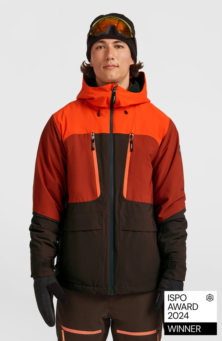 FWC'Peak Fire wintersportjas | Flame Colour Block