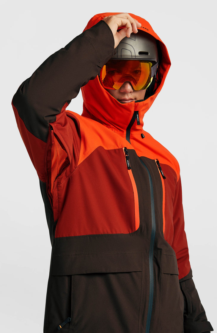 FWC'Peak Fire wintersportjas | Flame Colour Block