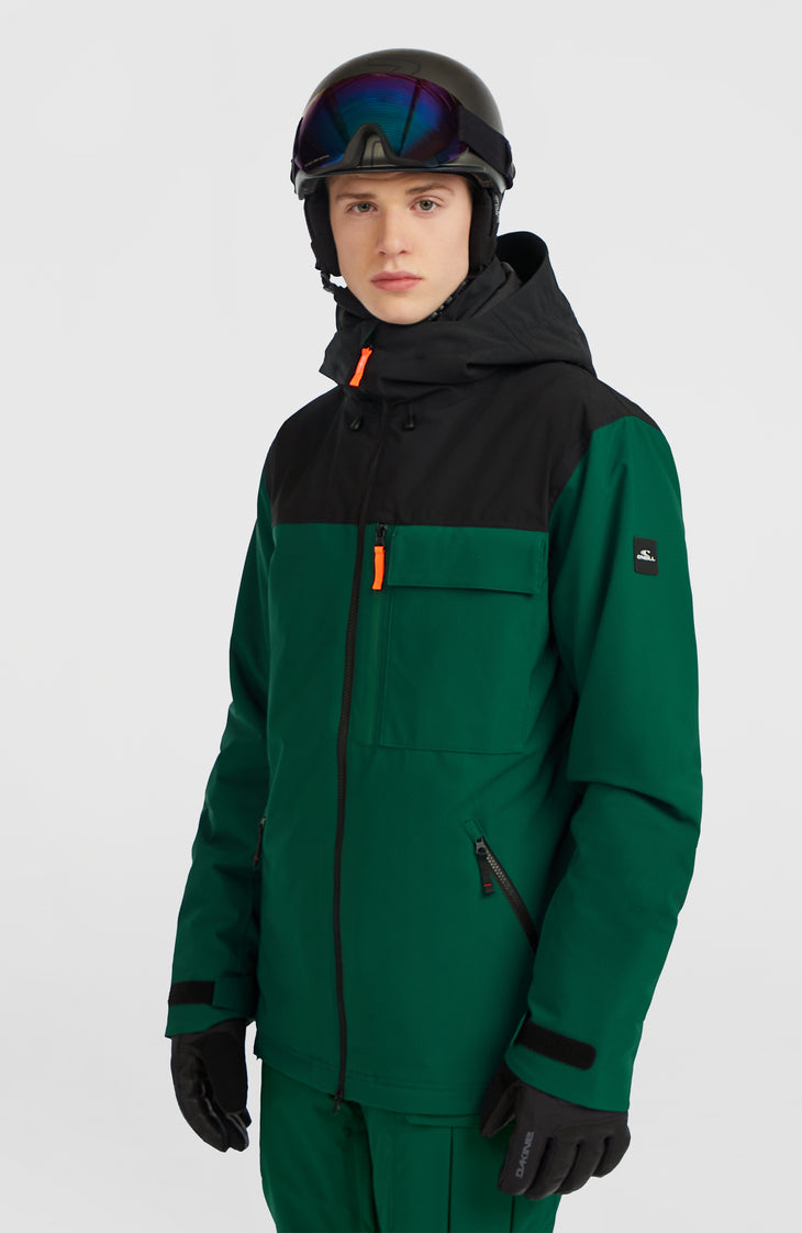 FWC'Peak wintersportjas | Emerald Envy Colour Block