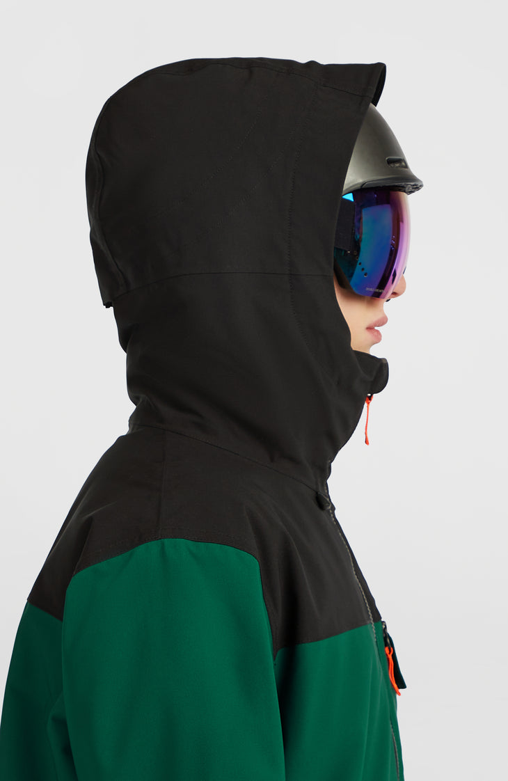 FWC'Peak wintersportjas | Emerald Envy Colour Block