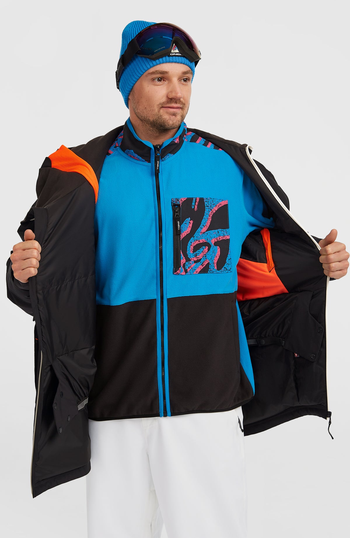 FWC'Play Asymmetric wintersportjas | Black Out