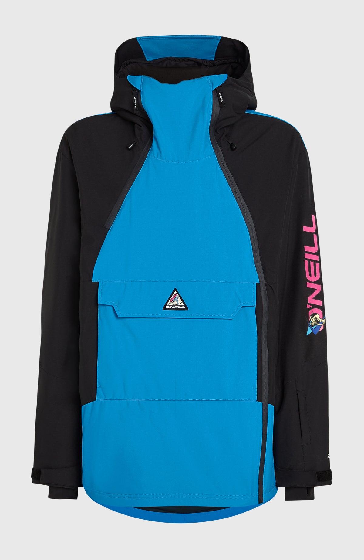 FWC'Play Asymmetric wintersportjas | Ocean Melody Colour Block