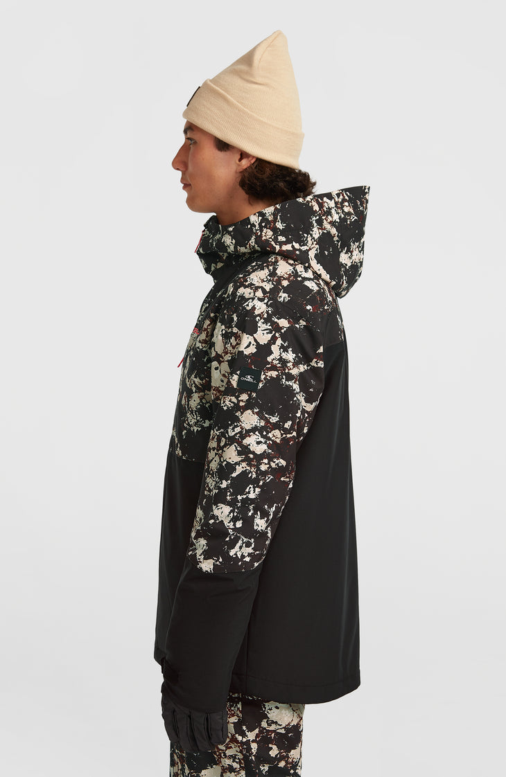 FWC'Cruz Triple wintersportjas | Black/Beige Quarry