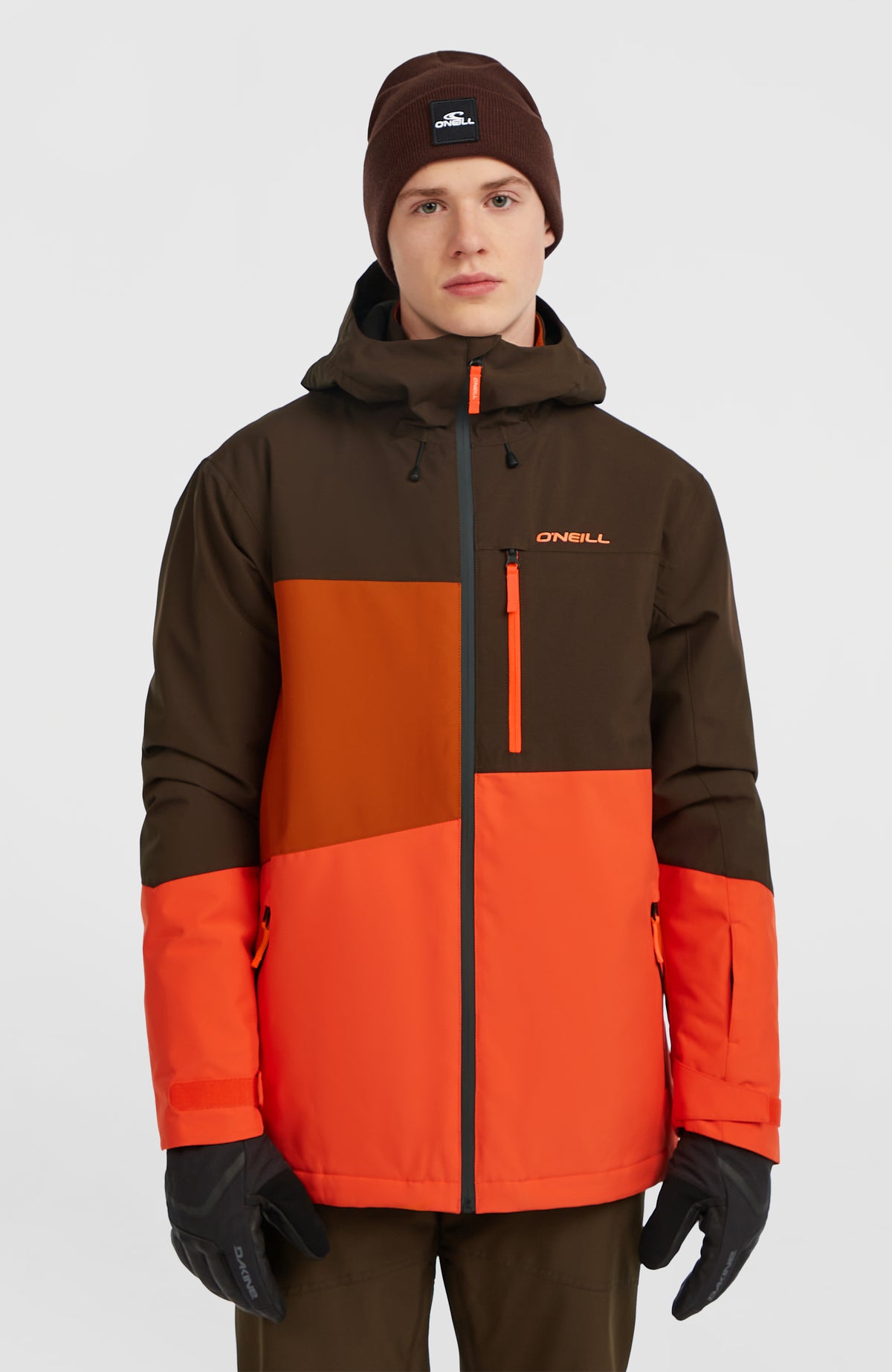 FWC'Cruz Triple wintersportjas | Coffee Bean Colour Block