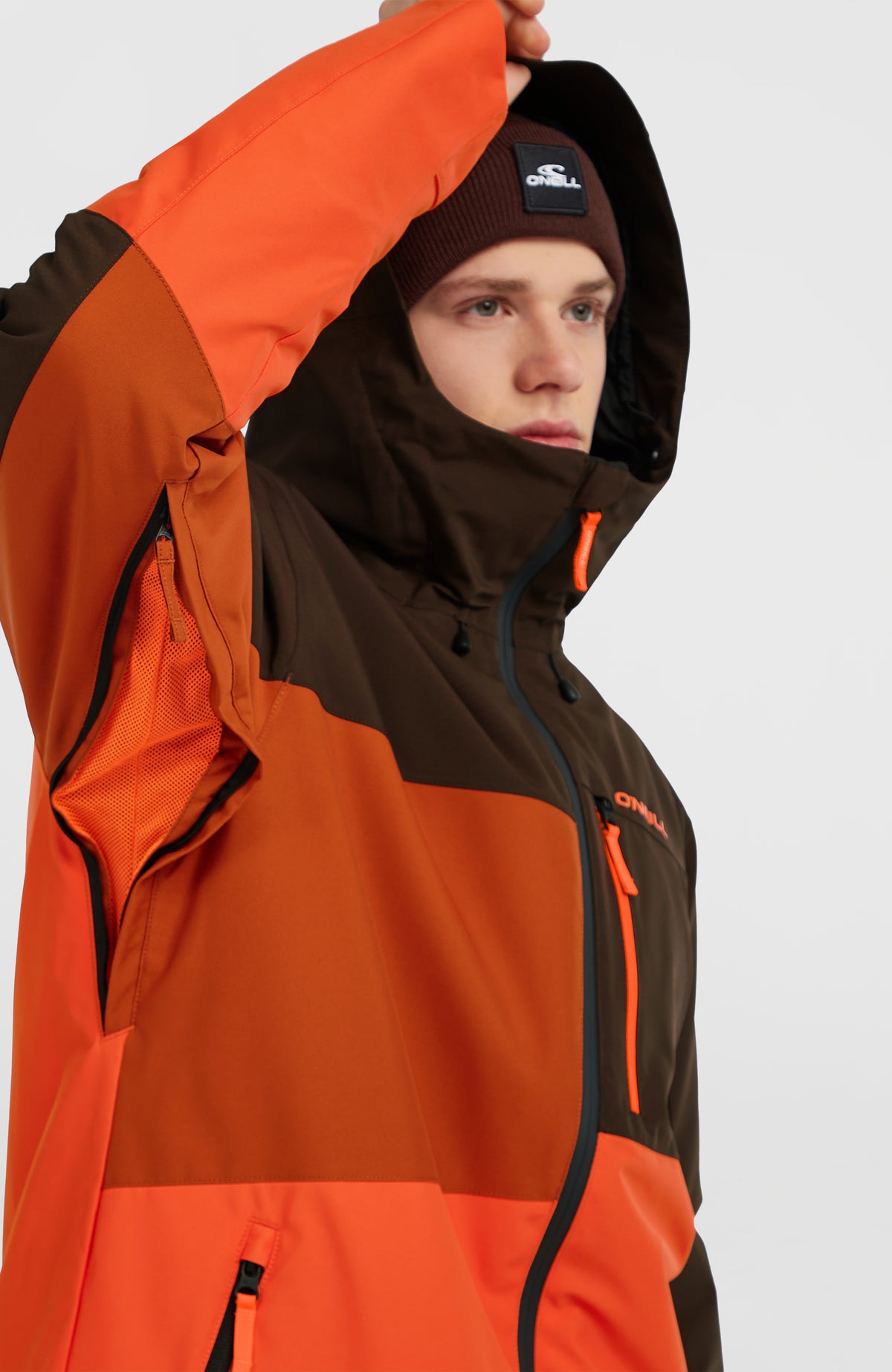 FWC'Cruz Triple wintersportjas | Coffee Bean Colour Block