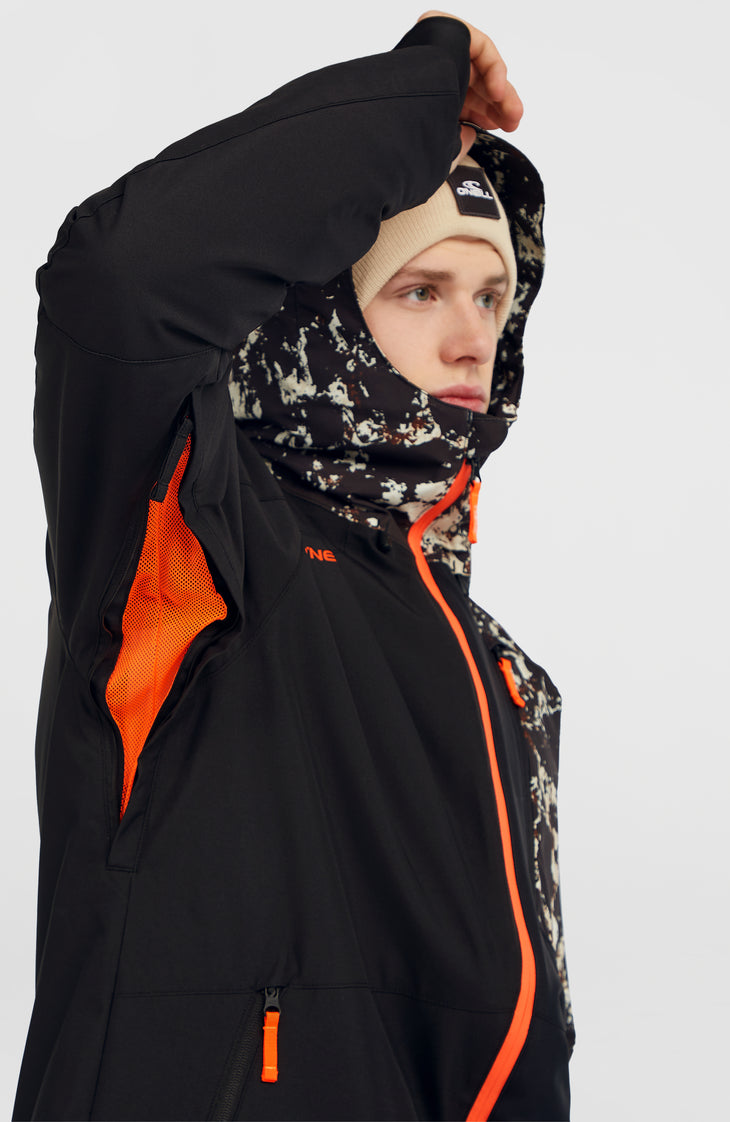 FWC'Cruz Block wintersportjas | Black/Beige Quarry