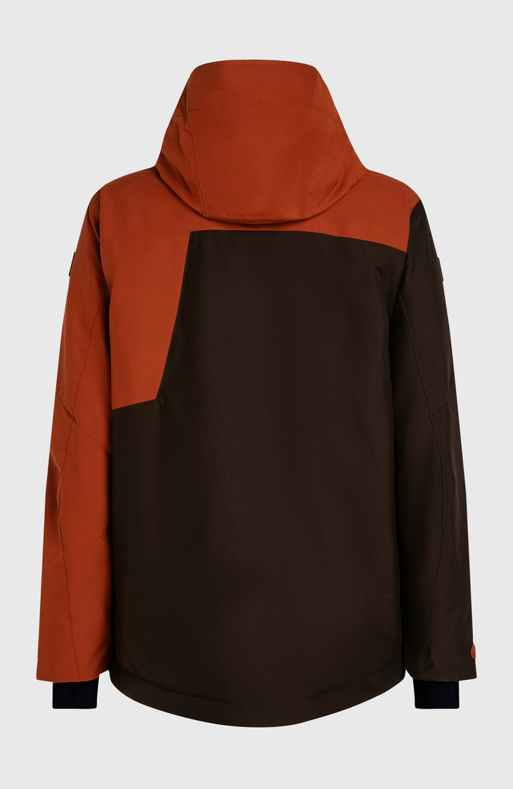 FWC'Cruz Block wintersportjas | Coffee Bean Colour Block