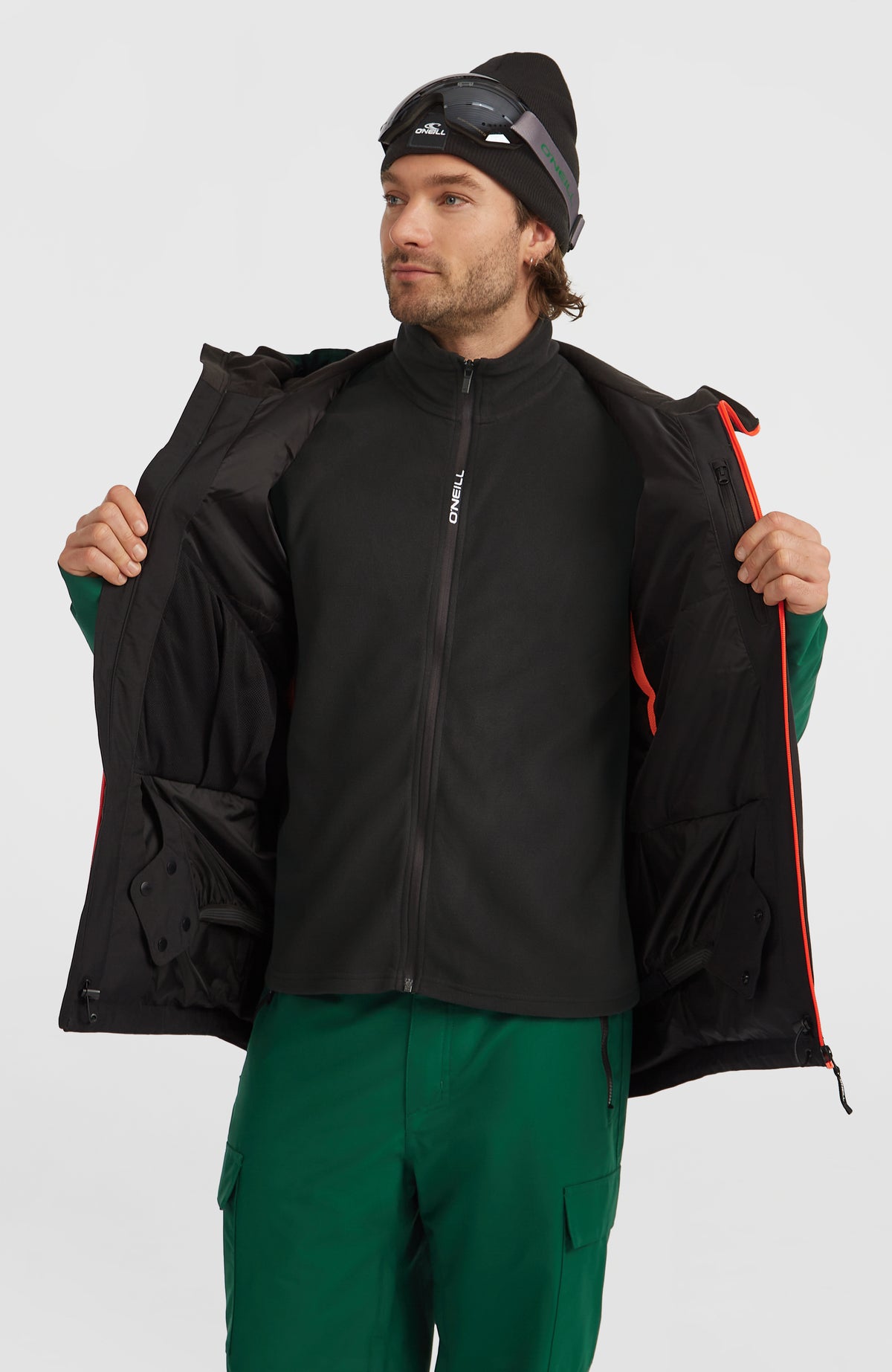 FWC'Cruz Duo wintersportjas | Emerald Envy Colour Block