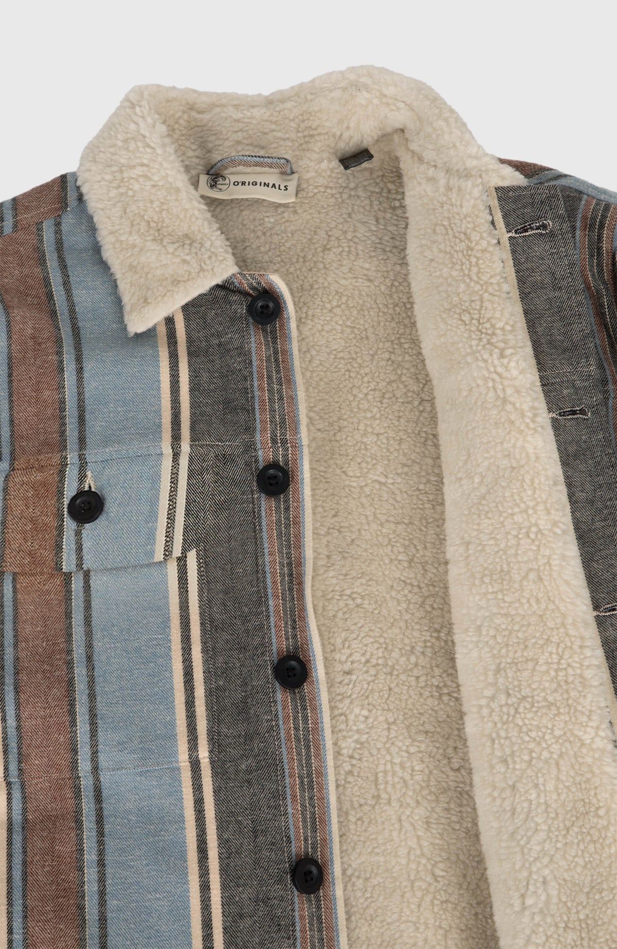 O'Riginals jas met fleecevoering | Blue Vintage O'Neill Stripe