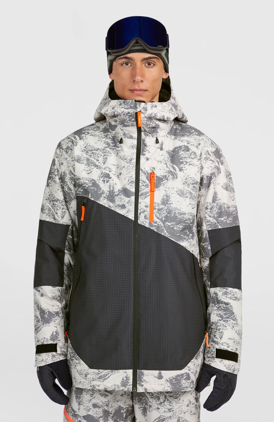 FWC'Peak Fire wintersportjas | Grey Mountain Landscape