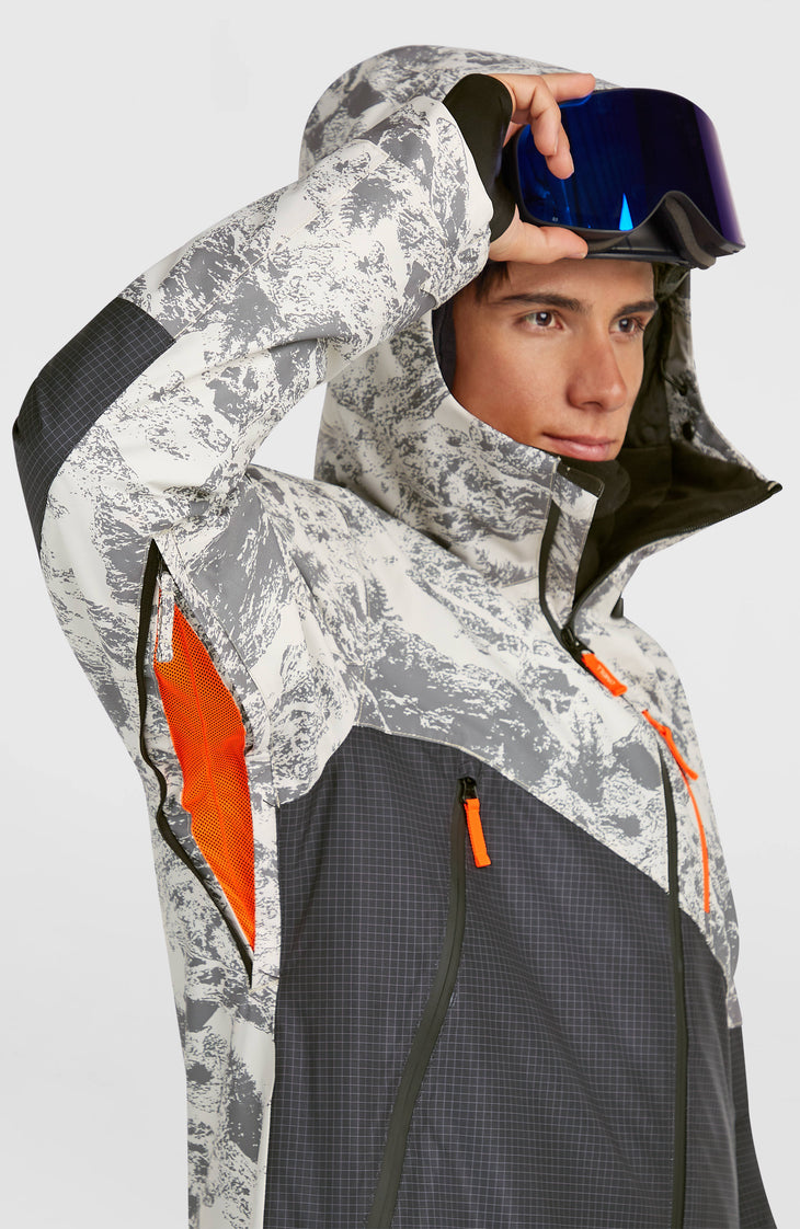 FWC'Peak Fire wintersportjas | Grey Mountain Landscape
