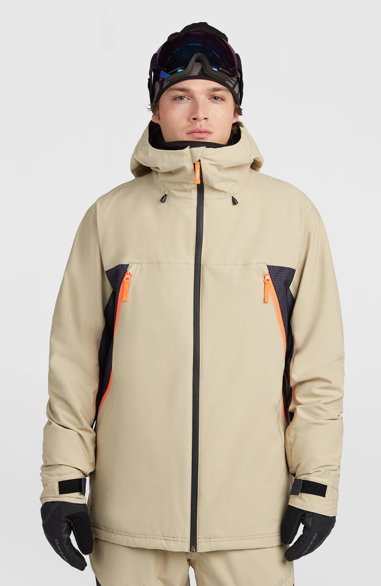 FWC'Peak Pro wintersportjas | Olive Blush Colour Block