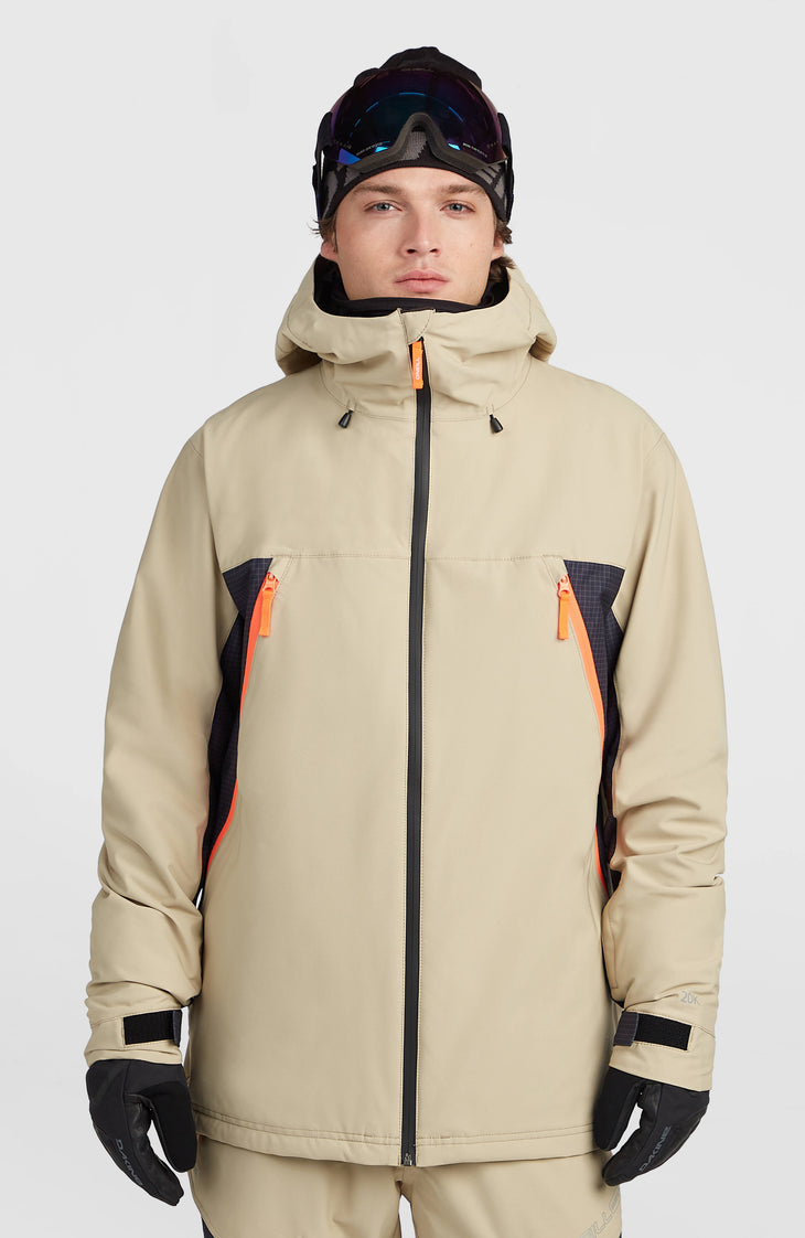 FWC'Peak Pro wintersportjas | Olive Blush Colour Block
