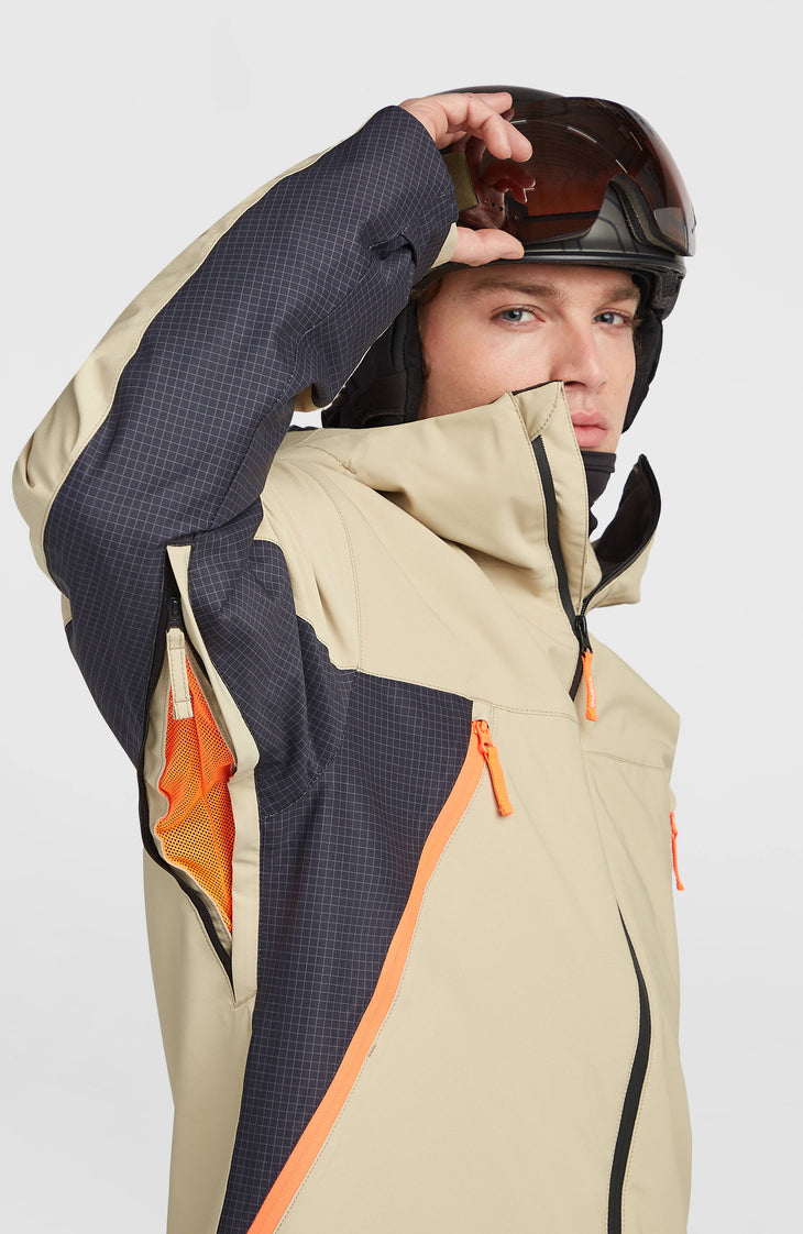 FWC'Peak Pro wintersportjas | Olive Blush Colour Block
