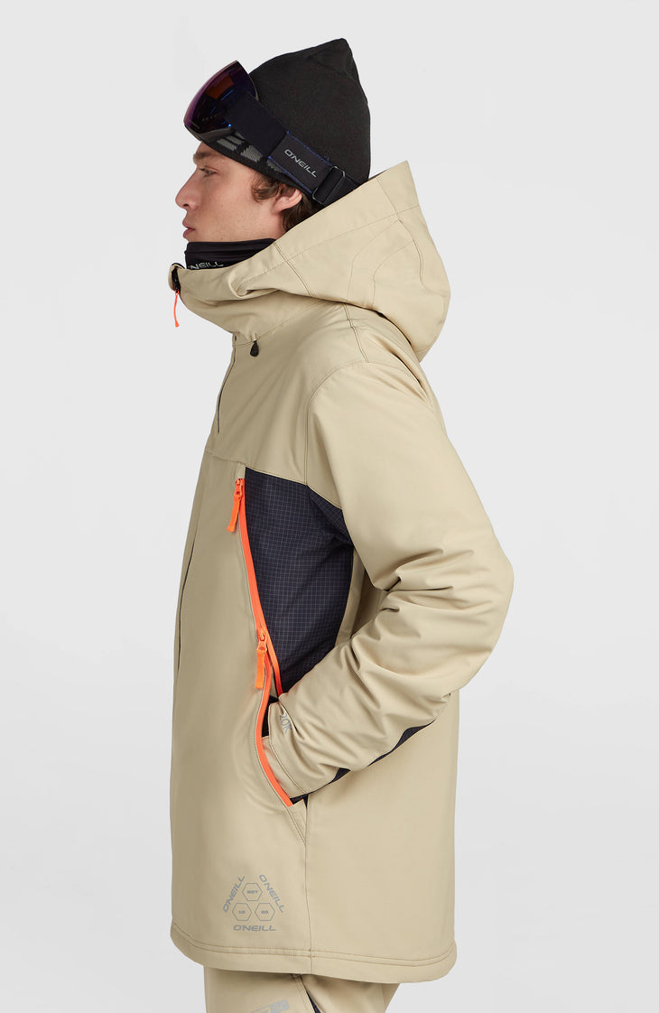 FWC'Peak Pro wintersportjas | Olive Blush Colour Block