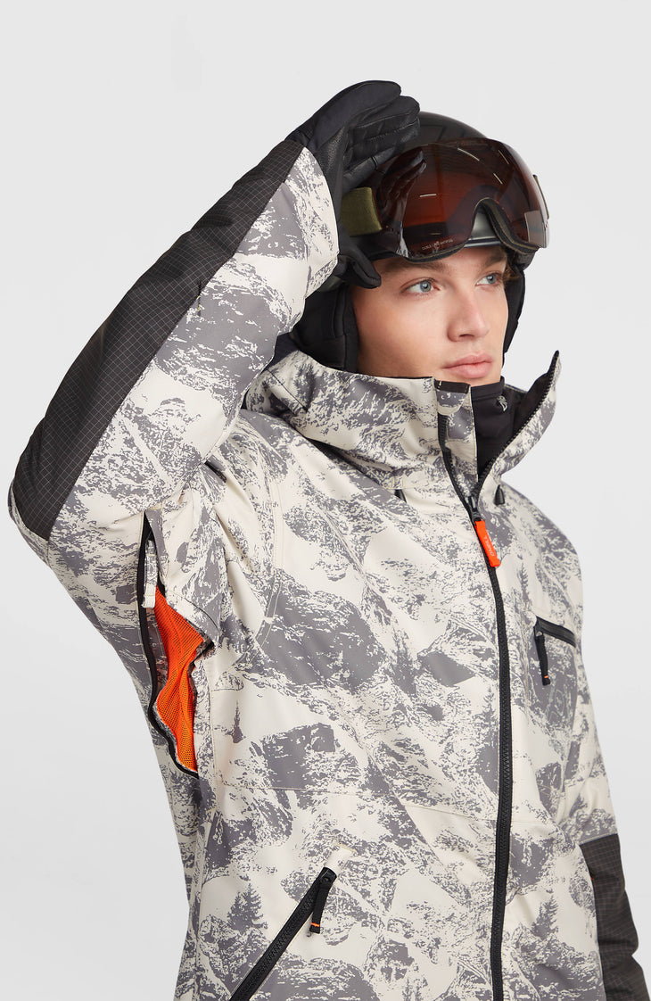 FWC'Peak wintersportjas | Grey Mountain Landscape