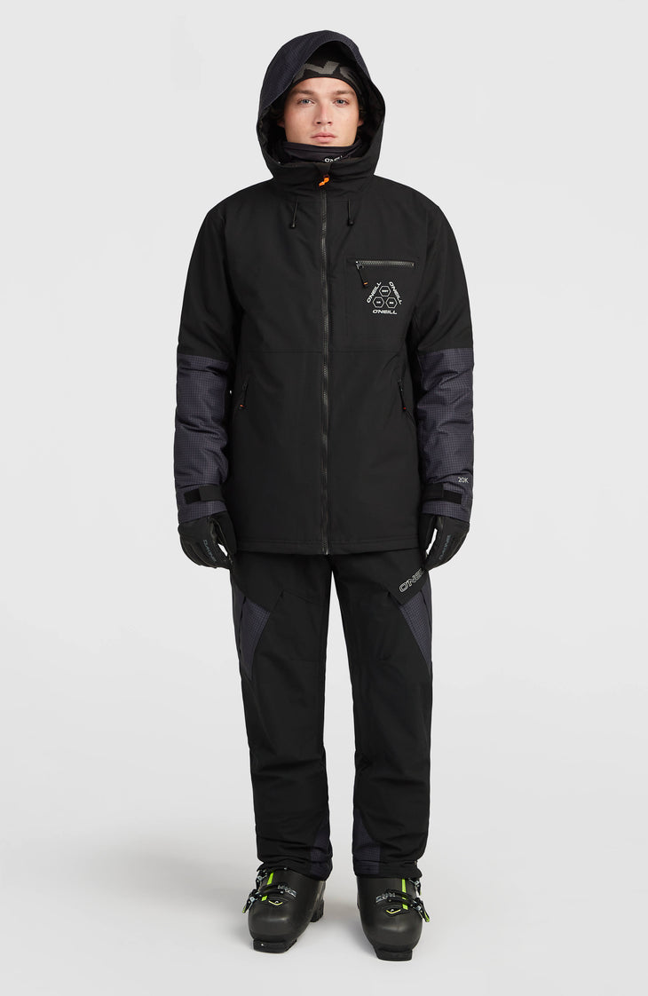 FWC'Peak wintersportjas | Black Out Colour Block