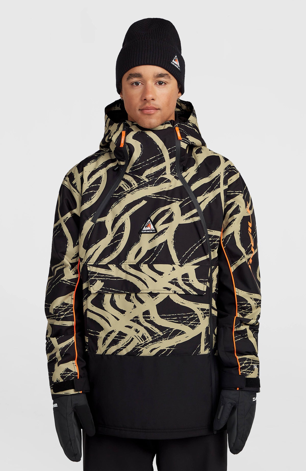 FWC'Play Asymmetric wintersportjas | Beige Snowtracks