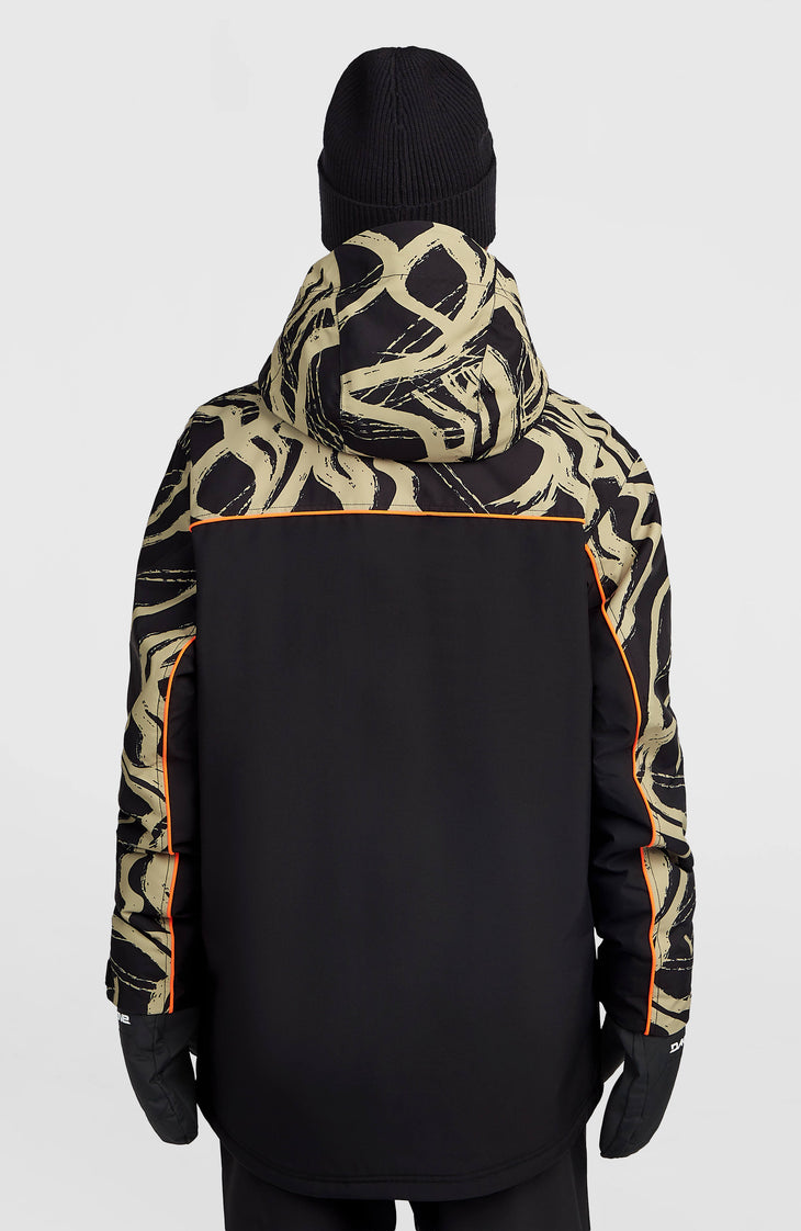 FWC'Play Asymmetric wintersportjas | Beige Snowtracks