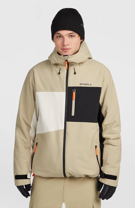 FWC'Cruz Triple wintersportjas | Olive Blush Colour Block