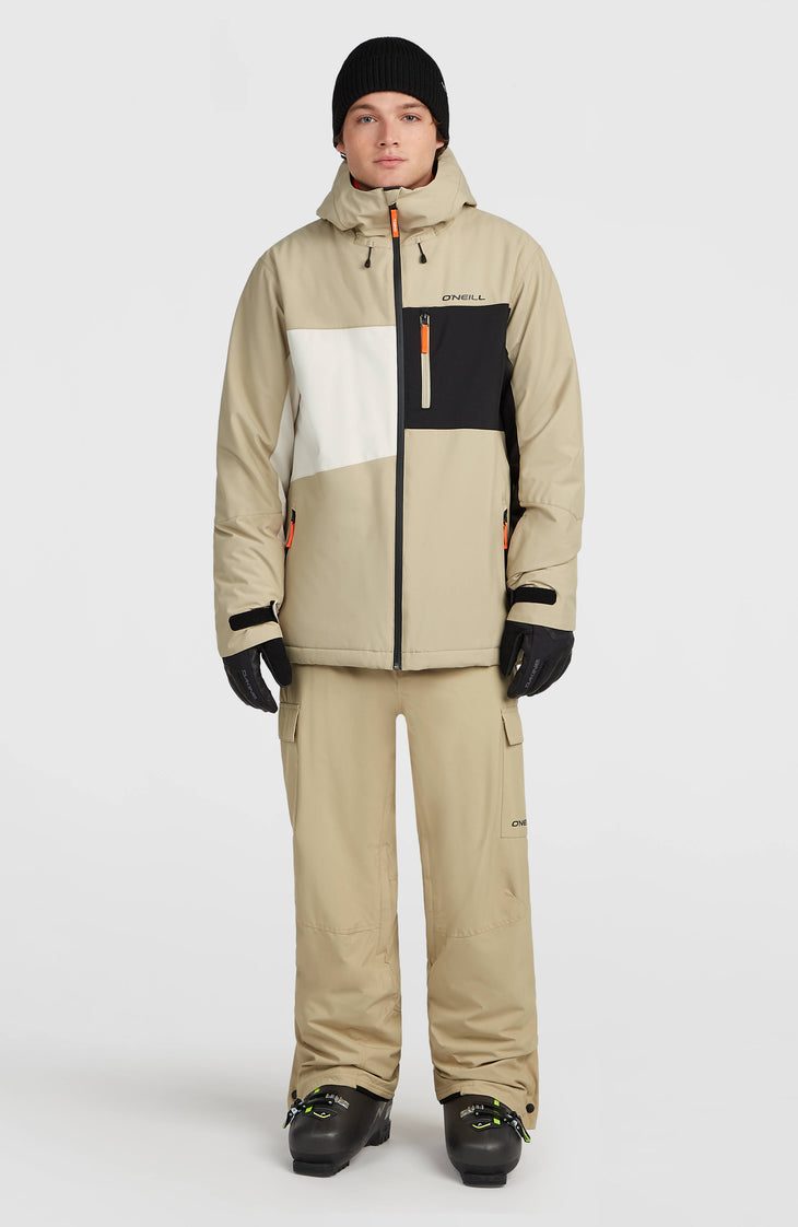 FWC'Cruz Triple wintersportjas | Olive Blush Colour Block