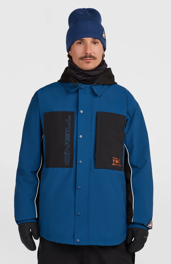 FWC'Play Shacket wintersportjas | Regal Blue Colour Block