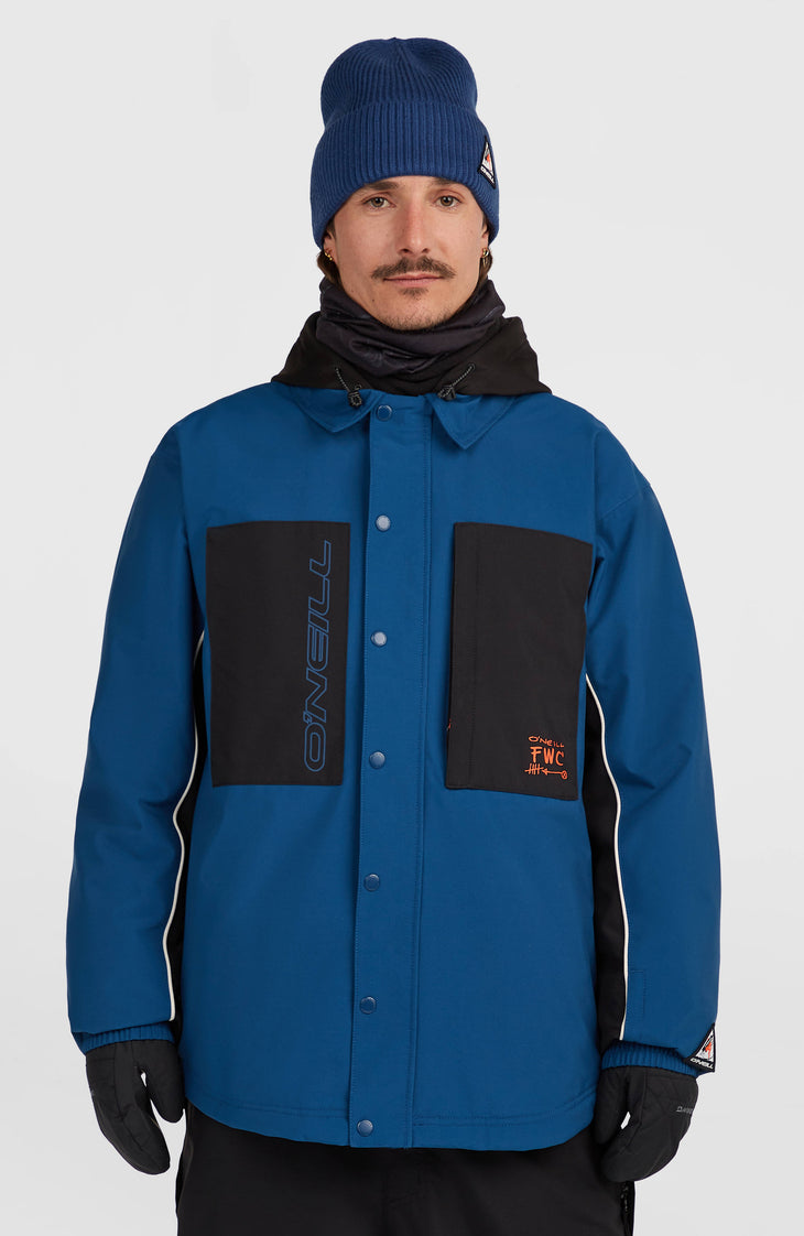 FWC'Play Shacket wintersportjas | Regal Blue Colour Block