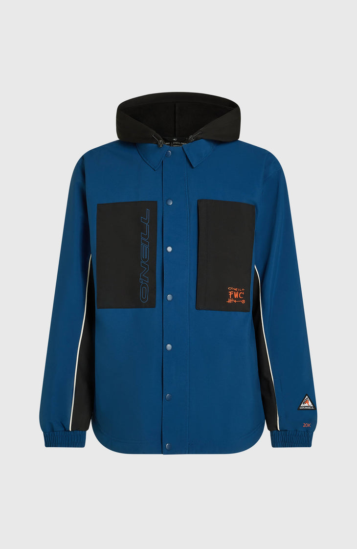 FWC'Play Shacket wintersportjas | Regal Blue Colour Block