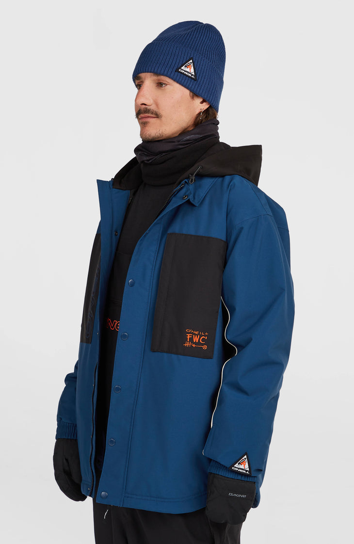 FWC'Play Shacket wintersportjas | Regal Blue Colour Block