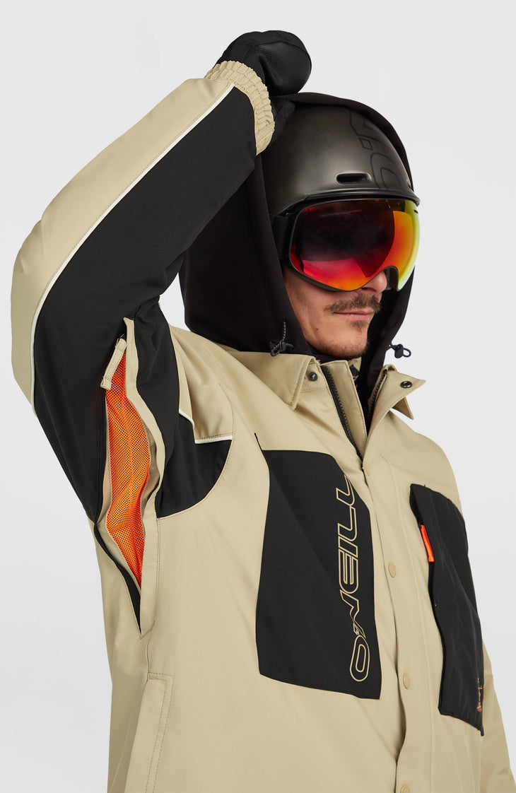 FWC'Play Shacket wintersportjas | Olive Blush Colour Block