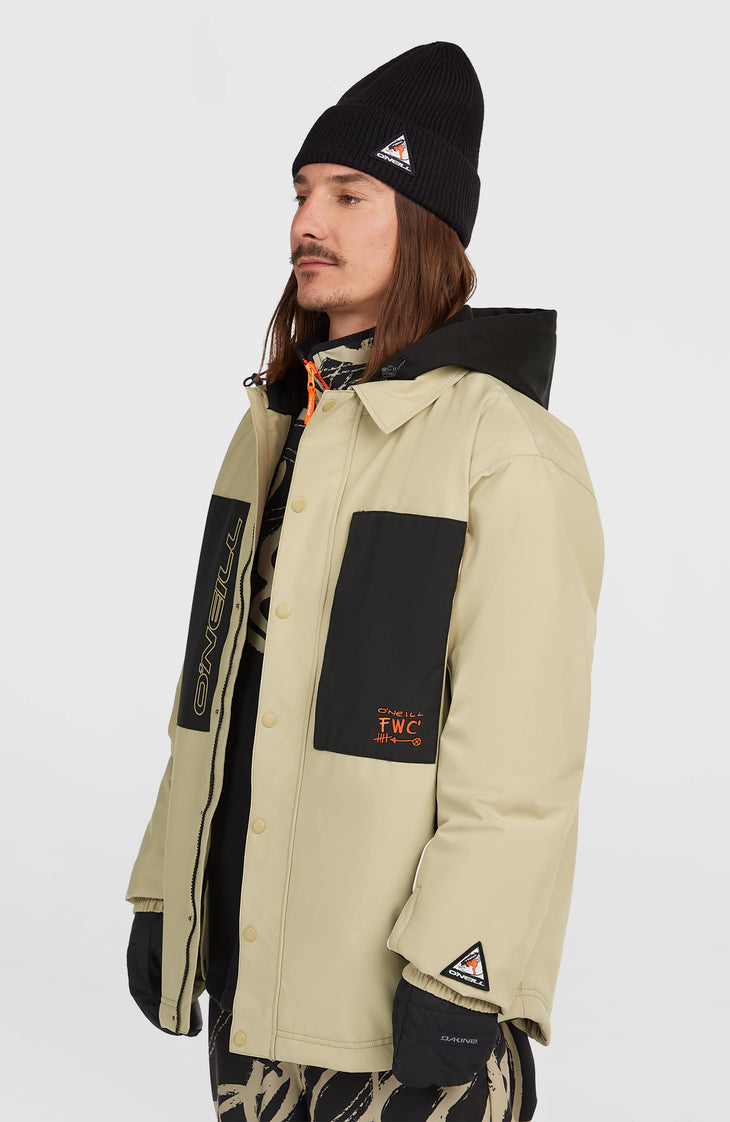 FWC'Play Shacket wintersportjas | Olive Blush Colour Block