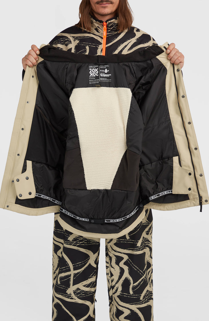 FWC'Play Shacket wintersportjas | Olive Blush Colour Block