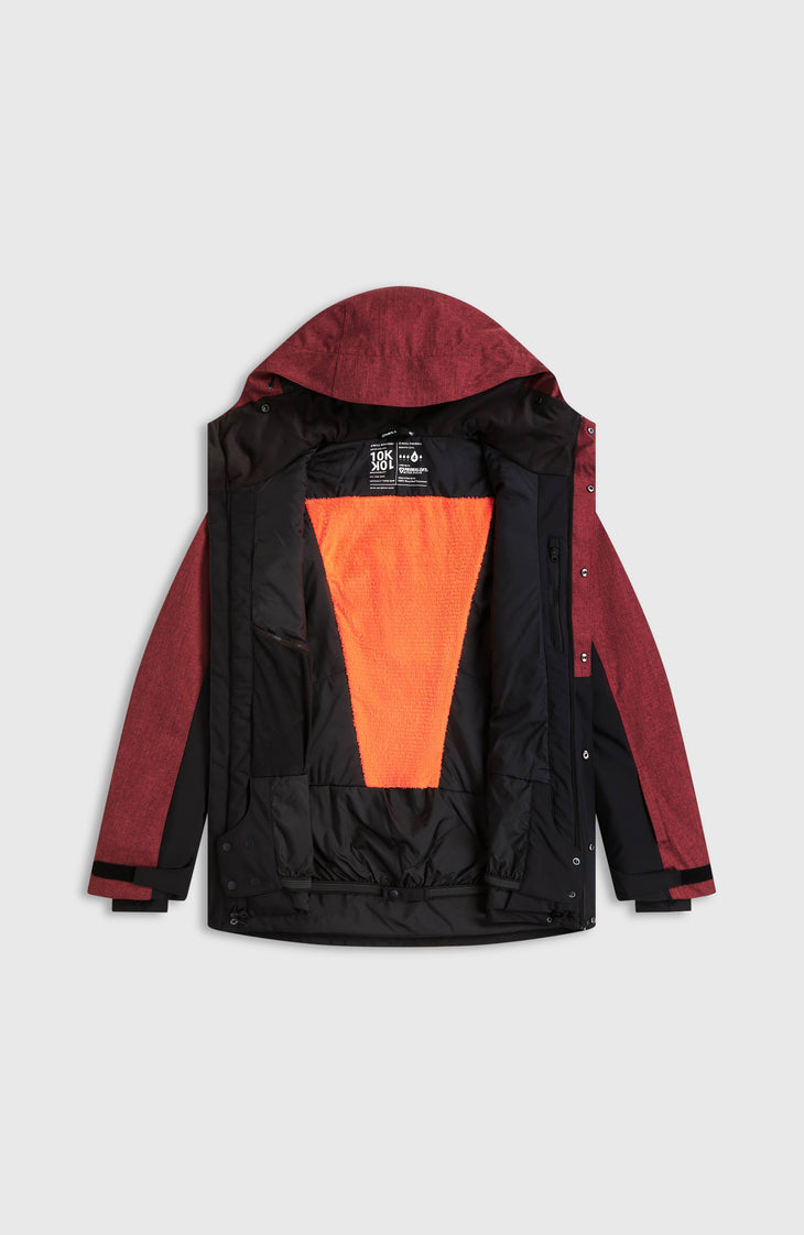 FWC'Cruz Melange wintersportjas | Tamarillo Colour Block