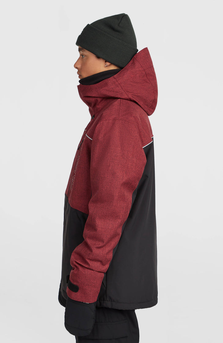 FWC'Cruz Melange wintersportjas | Tamarillo Colour Block