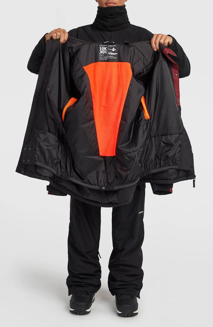 FWC'Cruz Melange wintersportjas | Tamarillo Colour Block